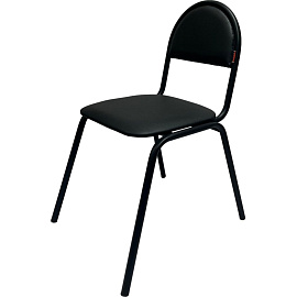 Стул офисный Easy Chair Серна 00С черный (искусственная кожа, металл)