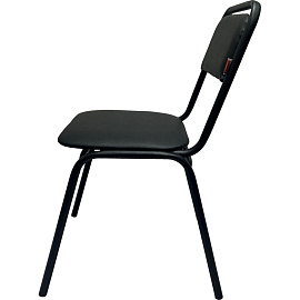 Стул офисный Easy Chair РС42 чёрный (экокожа, металл)