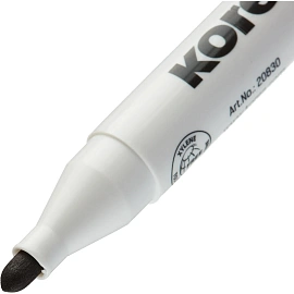 Маркер для белых досок Kores 20833 черный (толщина линии 3 мм) круглый наконечник