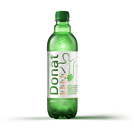 Вода минеральная Donat лечебная газированная 0.5 л фото Вода минеральная Donat лечебная газированная 0.5 л