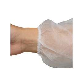 Комбинезон одноразовый с капюшоном Каспер белый 45 г/кв.м (размер M)