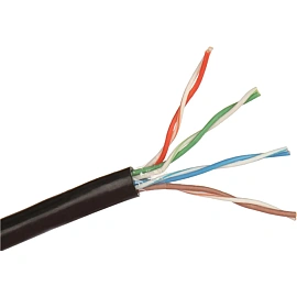 Кабель витая пара ExeGate UTP4-C5e-CU-S24-OUT-PE-BK-305-FLUKE cat 5e 305 м (EX256749RUS)