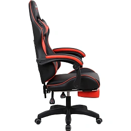 Кресло игровое Easy Game 531TPU красное/чёрное (экокожа, пластик)