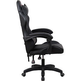 Кресло игровое Easy Game 532TPU чёрное (экокожа, пластик)