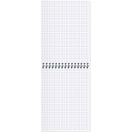 Блокнот Attache Plastic А5 80 листов синий в клетку на спирали (150x210 мм)