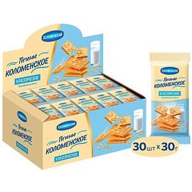 Печенье сахарное Коломенское классическое (30 штук по 30 г)