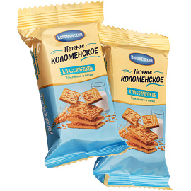 Печенье сахарное Коломенское классическое (30 штук по 30 г)
