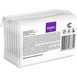 Палочки ватные Amra 400 штук