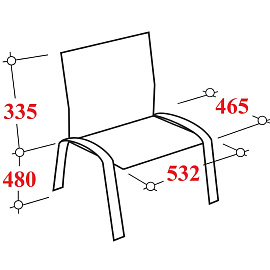 Стул офисный Isit чёрный (экокожа, металл) фото Стул офисный Isit чёрный (экокожа, металл)
