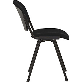 Стул офисный Era черный (ткань, металл) фото Стул офисный Era черный (ткань, металл)