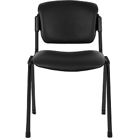 Стул офисный Era черный (искусственная кожа, металл) фото Стул офисный Era черный (искусственная кожа, металл)