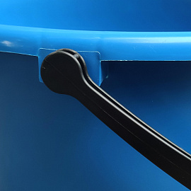 Ведро 10 л пластик синее (ударопрочное)