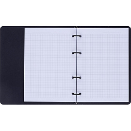 Тетрадь на кольцах со сменным блоком Infolio Study Beauty А5 120 листов с рисунком в клетку с перфорацией, тиснение фольгой