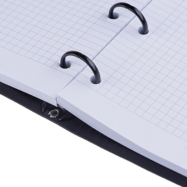 Тетрадь на кольцах со сменным блоком Infolio Study Beauty А5 120 листов с рисунком в клетку с перфорацией, тиснение фольгой