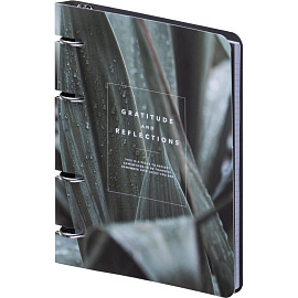 Тетрадь на кольцах со сменным блоком Be Smart Botanica А5 80 листов с рисунком в клетку с перфорацией, матовая ламинация