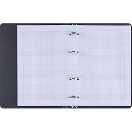 Тетрадь на кольцах со сменным блоком Be Smart Botanica А5 80 листов с рисунком в клетку с перфорацией, матовая ламинация