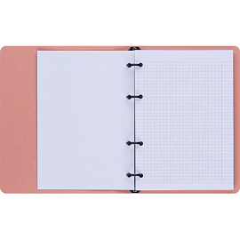 Тетрадь на кольцах со сменным блоком Be Smart Flora Букет А5 120 листов с рисунком в клетку с перфорацией, матовая ламинация