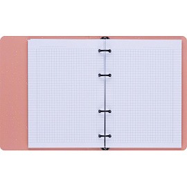 Тетрадь на кольцах со сменным блоком Be Smart Flora Букет А5 120 листов с рисунком в клетку с перфорацией, матовая ламинация