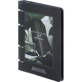 Тетрадь на кольцах со сменным блоком Be Smart Botanica А5 120 листов с рисунком в клетку с перфорацией, матовая ламинация