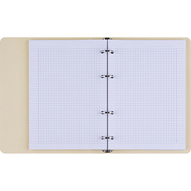 Тетрадь на кольцах со сменным блоком Be Smart Flora А5 120 листов с рисунком в клетку с перфорацией, матовая ламинация