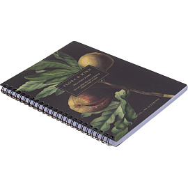 Бизнес-тетрадь Be Smart Flora А5 80 листов в клетку на спирали (обложка с рисунком, матовая ламинация, тиснение фольгой)