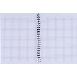 Бизнес-тетрадь Be Smart Flora А5 80 листов в клетку на спирали (обложка с рисунком, матовая ламинация, тиснение фольгой)