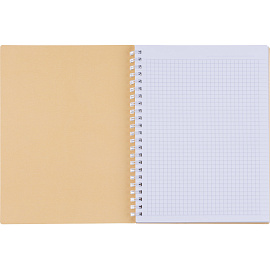 Тетрадь общая Be Smart April А5 80 листов в клетку на спирали (обложка с рисунком, матовая ламинация, тиснение фольгой)