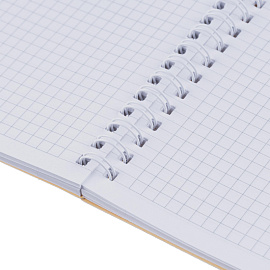 Тетрадь общая Be Smart April А5 80 листов в клетку на спирали (обложка с рисунком, матовая ламинация, тиснение фольгой)