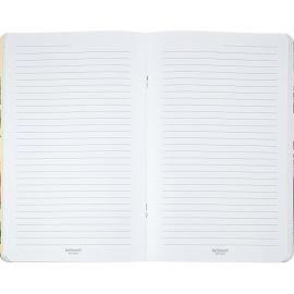 Блокнот Be Smart Flora 130x210 мм 48 листов черный в линейку на скрепке