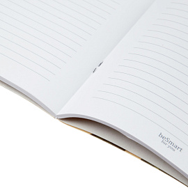 Блокнот Be Smart Flora 130x210 мм 48 листов черный в линейку на скрепке