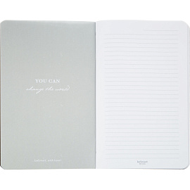 Блокнот Be Smart Botanica 130x210 мм 48 листов с рисунком в линейку на скрепке