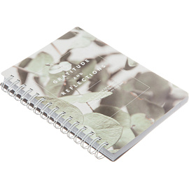 Блокнот Be Smart Botanica A6 120 листов с рисунком в клетку на спирали (102x142 мм)