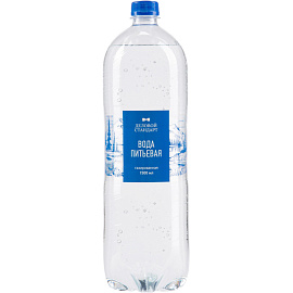 Вода питьевая Деловой Стандарт газированная 1.5 л