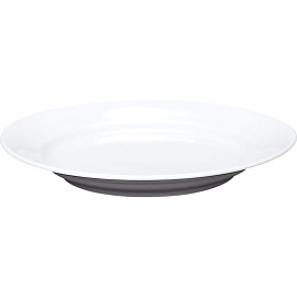 Тарелка обеденная Дулевский фарфоровый завод Бельё фарфор 20 см белая (30 штук в упаковке)