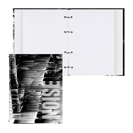 Тетрадь на кольцах А5, 120л., BG "Noise", глянцевая ламинация