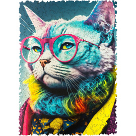 Пазл деревянный Unidragon Pop-Art GlowUp Criticat 250 деталей фото Пазл деревянный Unidragon Pop-Art GlowUp Criticat 250 деталей