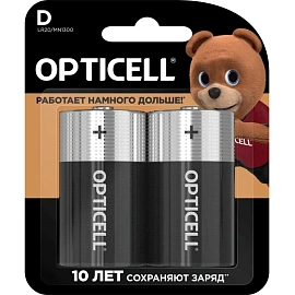 Батарейка D (LR20) Opticell Basic (2 штуки в упаковке)