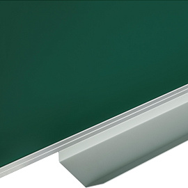 Доска магнитно-меловая 3-х секционная 100х300см Attache зеленая, лак