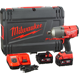 Гайковерт аккумуляторный импульсный Milwaukee M18 Fuel ONEFHIWF34-502X One-Key (4933459730) фото Гайковерт аккумуляторный импульсный Milwaukee M18 Fuel ONEFHIWF34-502X One-Key (4933459730)
