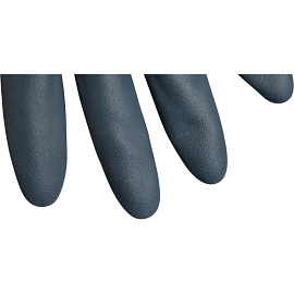 Перчатки КЩС неопреновые Lakeland Neosol EC30F с хлопковым напылением черные (размер 8, М)