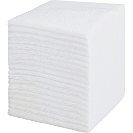Салфетки бумажные Luscan Mega Pack 1-слойные 24х24 см белые (500 листов в пачке)