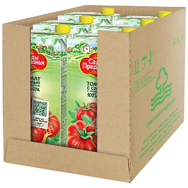Сок Сады Придонья томатный с мякотью 2 л