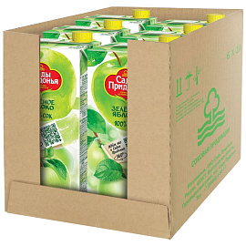 Сок Сады Придонья яблочный 2 л