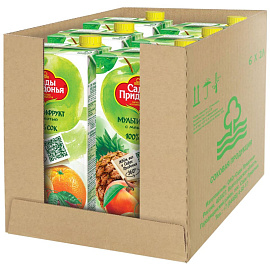 Сок Сады Придонья мультифруктовый с мякотью 2 л