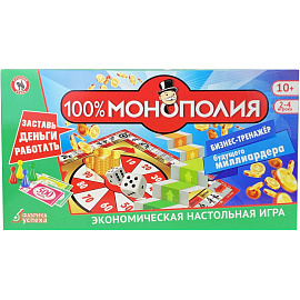 Настольная игра Русский стиль 100% Монополия