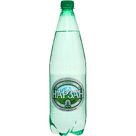 Вода минеральная Нарзан лечебно-столовая газированная 1 л