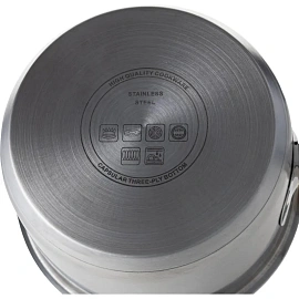 Сотейник 15.5 см нержавеющая сталь с крышкой