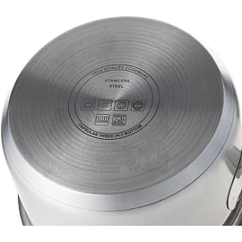 Сотейник 17.5 см нержавеющая сталь с крышкой