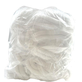 Шапочка одноразовая Шарлотта Unite белая (100 штук в упаковке)