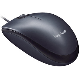 Мышь проводная Logitech M90 черная (910-001795)